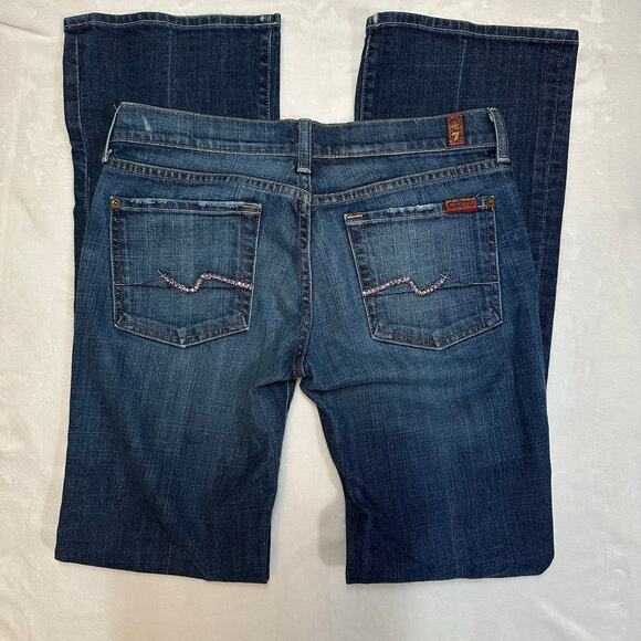 🌴 7 For All Mankind Bootcut Jeans, Size 28 - Picture 3 of 12